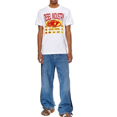 CAMISETA BLANCA T-DIEGOR-L8 DIESEL